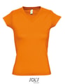 Dames  T-shirt Sols V-Neck Victory Oranje